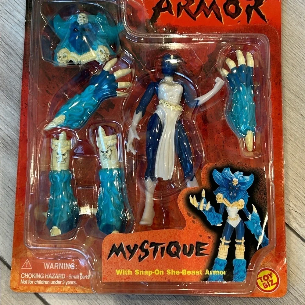 Vintage 1997 Marvel X-Men Monster Armor Mystique action figure NIP